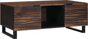 vidaXL Masă de cafea Maro și negru 100 x 54 x 40 cm