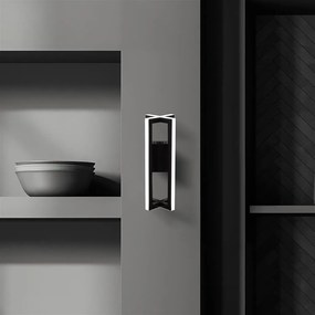 Aplica de perete LED design modern Belle negru