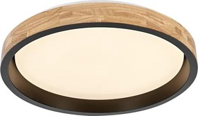 Osram -LED Plafonieră LED dimabilă MARIANO LED/36W/230V Ø 51 cm stejar/negru