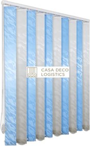 Jaluzele verticale BEATA 9601/9616 alb/albastru deschis