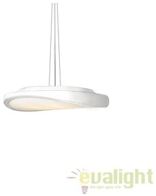 Lustra suspendata design modern 48cm Circulo White