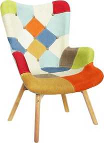 Fotoliu de design, patchwork color, KAPRUN