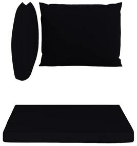 Set perne pentru mobilier de gradina MAJKEN, negru