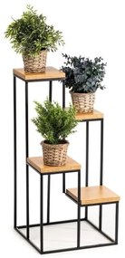 Suport pentru flori KASKADA 70x34 negru/maro