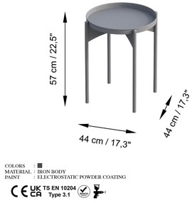 Măsuță de cafea Museli 5 (gri) . 1093228