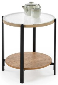 Măsuță de cafea Darien S, stejar / negru