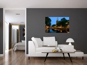 Tabou orașului istoric nocturn (90x60 cm)