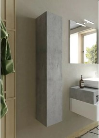 Dulap tip coloana gri LC Mobili Italia Hamburg 138x26 cm