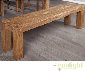 Banca din lemn de trandafir Sheesham, Makassar 140cm A-15521 VC