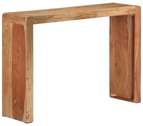 vidaXL Masă consolă, 110x30x76 cm, lemn masiv de acacia