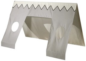 Set TIPI este format din Pat copiiul înălțat fără gard (90 x 200 cm), un sertar alb și un set textil asortat.