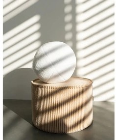 Pernă decorativă pentru copii crem cu tapițerie din țesătură bouclé Ball – Wigiwama