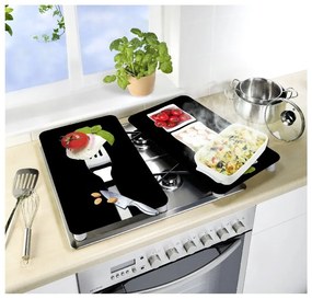 Set 2 protecții din sticlă pentru aragaz Wenko Caprese, 52 x 30 cm