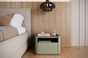 Noptieră Elivo 50 cm cu sertar - eucalipt / stejar baltic dune