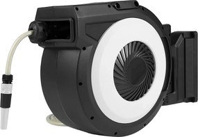 Furtun de grădină montat pe perete, retractabil