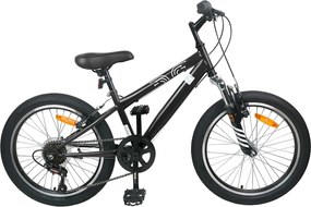 vidaXL Bicicletă Montană 20 Inci 6-Speed pentru 5-8 ani Negru