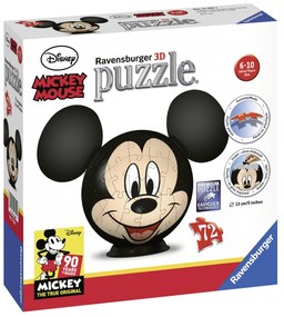 PUZZLE 3D MICKEY MOUSE, 72 PIESE - RAVENSBURGER (RVS3D11761)