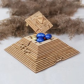 Puzzle mecanic 3D din lemn Pyramid EscapeWelt