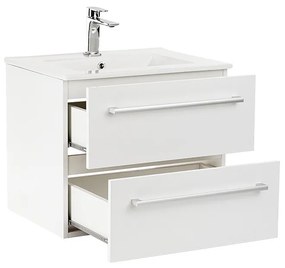 Dulap inferior Vario Clam 60 cu lavoar alb-alb