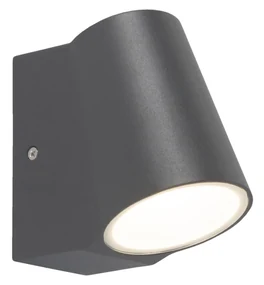 Lampă modernă de perete pentru exterior antracit cu LED inclus - Uma