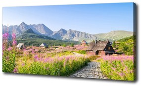 Tablouri tipărite pe pânză Cabanelor în munți