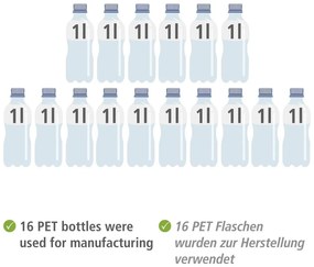 Coș de rufe din material textil 93 l Ecori – Wenko