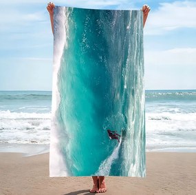 Prosop de plajă cu surfer Lățime: 100 cm | Lungime: 180 cm
