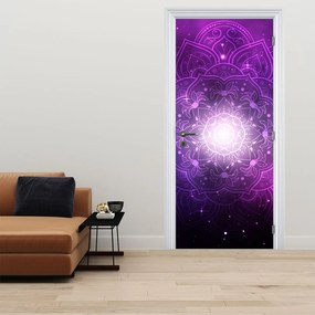 Fototapet pentru ușă - Abstract violet (95x205cm)