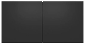 Set dulapuri TV, 10 piese, negru, PAL Negru, 60 x 30 x 30 cm, 1