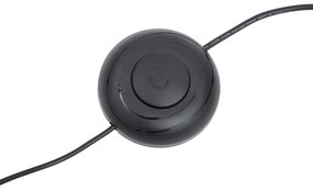 Lampă de podea de design neagră incl. LED cu dimmer - Rolla