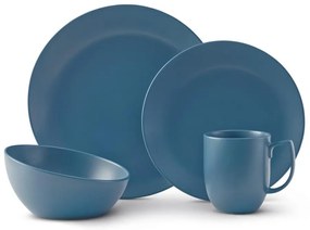 Set vase de ceramica Orbit - Aurora Blue, 4 bucati - Nambé