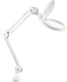 Extol - Lampă de birou LED reglabilă cu lupă LED/10W/230V, albă