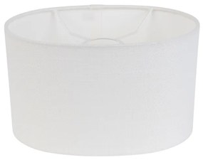 Abajur oval din in alb 25/16/15