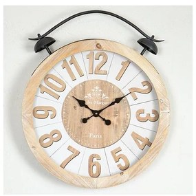 Ceas de perete 1xAA d. 50 cm bej