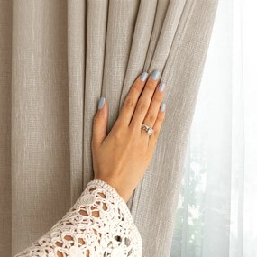 Draperie bej 140x270 cm Valeta – Restilo