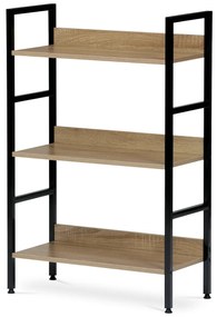 Raft GD-313 OAK Denny, 3 etajere, 60 x 27,5 x92,5 cm, 3 etaje