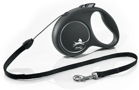 Flexi Lesă auto-înfășurabilă Black Design S, 5 m,12 kg