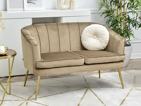 Canapea Etimee S (bej + auriu). Promo -15%. 1111388