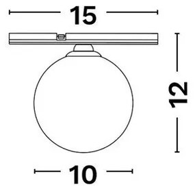 Modul, Spot alb LED pentru Sina magnetica MADOC