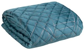 Cuvertură de design turcoaz inchis Lăţime: 220 cm | Lungime: 240 cm