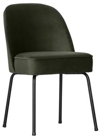 Scaune de dining verde-închis 2 buc. din catifea Vogue – WOOOD