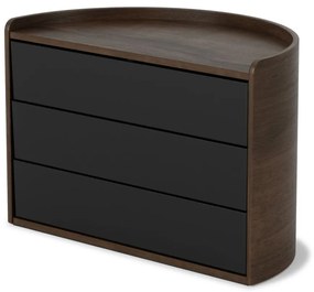 Organizator de baie negru rotativ Moona – Umbra