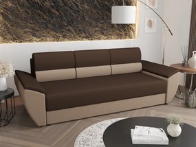 Canapea trei locuri Radiant Bis (Maro închis + Maro deschis). 1056838