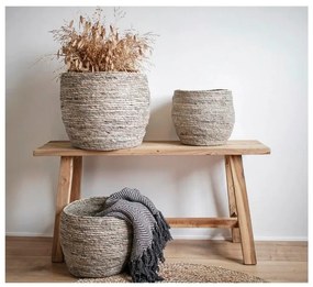 Bancă de grădină maro din lemn masiv Barcelona – House Nordic