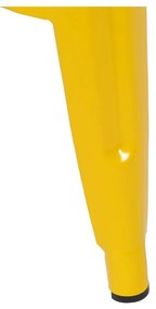 Set de scaune de bar galben 2 buc. din metal (înălțime șezut 76,5 cm) – Ixia