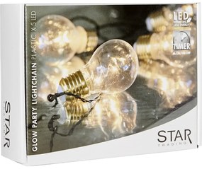 Șirag luminos cu LED Star Trading Bulbs In Love, lungime 1 m