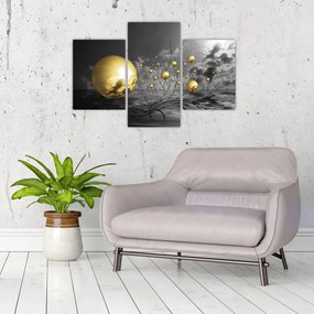 Tabloul bilelor în ocru (90x60 cm)