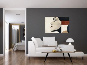 Tablou - Femeie din profil (90x60 cm)