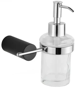Mexen Aron dozator de săpun, Neagră/Crom - 70881388-07