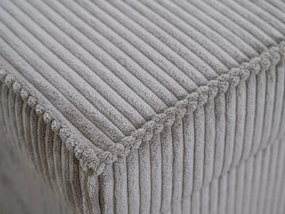 Taburet crem SMART COSARO cu spatiu de depozitare 65x65 cm